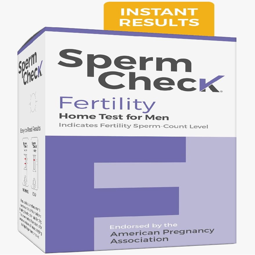 SpermCheck Fertility Sperm Count Test for Men, at Home Sperm Test, Easy to Read Results, Over 98% Accurate