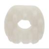 Deluxe Comfort Better Sleep Ear Guard Pillow Accessory, 8" x 5" x 3" - Orthopedic Grade Foam - Convoluted Design Keeps Ear Protected - Perfect Side Sleeper - Ear Protector, White view 3