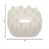 Deluxe Comfort Better Sleep Ear Guard Pillow Accessory, 8" x 5" x 3" - Orthopedic Grade Foam - Convoluted Design Keeps Ear Protected - Perfect Side Sleeper - Ear Protector, White view 4