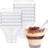 12 Ct Lillian Clear Plastic Mini Flared Mousse Cup view 1