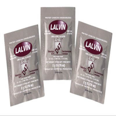 Lalvin ICV D-47 Wine Yeast, 5 grams - 3-Pack