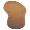 Shoeslulu Magic Absorbent Ultra Thin Handcrafted Lambskin Leather Insoles with Breathable Activated Carbon Bottom (US Men 10-10.5 / EU 43, Natural Lambskin) view 3
