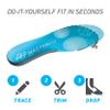 MASTERFIT EZFit QF Ski Boot Insoles for Men & Women, Trim-to-Fit Ski & Snowboard Boot Inserts with Arch Support, Volume Reducer Fit & Performance Control Insoles for Winter Boots, Regular/X-Large view 2