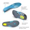 MASTERFIT EZFit QF Ski Boot Insoles for Men & Women, Trim-to-Fit Ski & Snowboard Boot Inserts with Arch Support, Volume Reducer Fit & Performance Control Insoles for Winter Boots, Regular/X-Large view 3