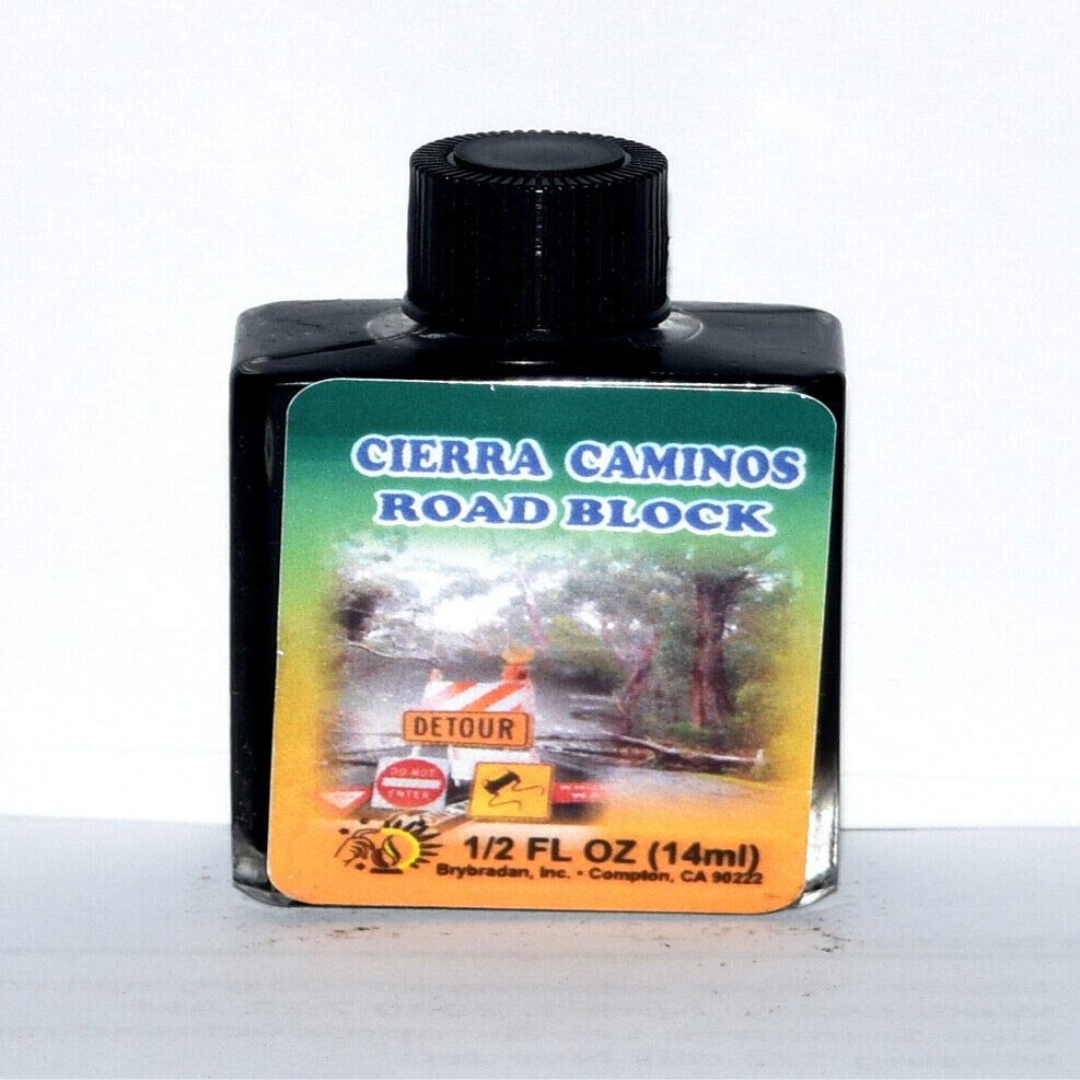 12 Pieces BRYBRADAN Road Block Oil/Cierra CAMINOS ACEITE 1/2 FL OZ 14.7ML