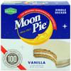 MoonPie Single Decker Vanilla Marshmallow Sandwich - 24 Ounce (Pack of 8) | Vanilla Covered Graham Cracker & Marshmallow Pie view 1