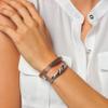 Earth Therapy Original Copper Magnetic Cuff Bracelet for Men & Women  Silver Braided Style  Adjustable - Ultra Strength view 3