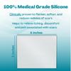 MyNewGel Advanced Silicone Professional Scar Treatment Tape | Irregular Shaped Scars | Surgery, Injury, Keloids, Burns, Reusable, 5" x 6" (1 Count) - Clear view 2