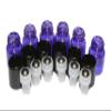 100pcs 1mL (1/4 dram) Purple Mini Glass Stainless Steel Roller Bottle 1cc Purple Sample Vial Small Essential Oil Bottle Travel Must + one 7 Chakra Bracelet Volcanic Lava for essential oil diffusing view 3