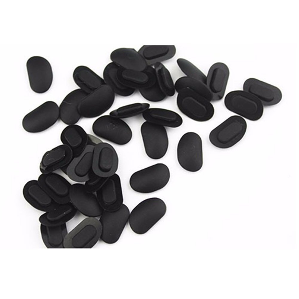 50pcs/lot Sunglasses Nose pad,Silicone Material Soft Black Push in by dhoptical