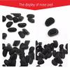 50pcs/lot Sunglasses Nose pad,Silicone Material Soft Black Push in by dhoptical view 2
