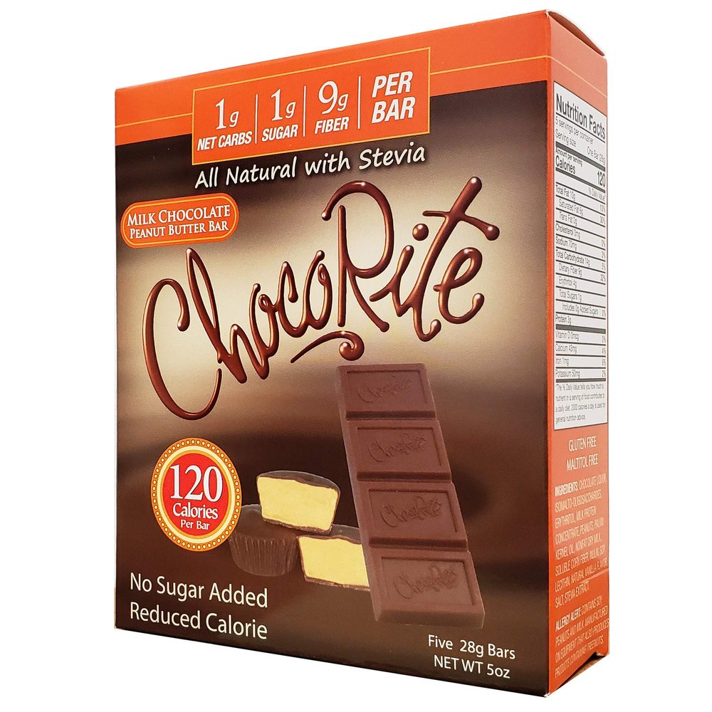HealthSmart Foods ChocoRite Chocolate Peanut Butter bar