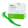 TCS Fresh Concentrated Dental Appliance Cleaner Set, Professional Denture and Retainer Cleaner Powder with Soft Bristle Brush (24 Packets, 6 Month Supply, Mint Flavor) view 1
