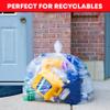 Tasker 30-33 Gallon Trash Bags Heavy Duty (Value 100/Bags w/Ties) Clear Large Plastic Recycling Garbage Bags. 30 Gal, 32 Gallon Clear Large Trash Bags view 4