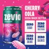 Zevia Zero Sugar Soda, Cherry Cola, 16 oz Cans (12-Pack) Naturally Sweetened, Zero Calorie Sugar Free Soda - Non-GMO Project Verified, Gluten-Free, Vegan view 2