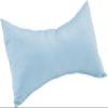 NOVA Medical Products NOVA Curve Neck Pillow, Butterfly Shaped Head & Neck Pillow, Travel Pillow with Removable Light Blue Satin Cover view 1