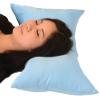 NOVA Medical Products NOVA Curve Neck Pillow, Butterfly Shaped Head & Neck Pillow, Travel Pillow with Removable Light Blue Satin Cover view 3