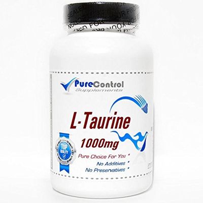 L-Taurine 1000mg // 100 Capsules // Pure // by PureControl Supplements