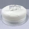 Super Cool Creations 50th Cake Topper Silver Acrylic Mirror - Large