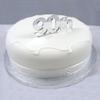 Super Cool Creations 90th Cake Topper Silver Acrylic Mirror - Large view 1