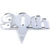 Super Cool Creations 90th Cake Topper Silver Acrylic Mirror - Large view 3