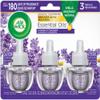 Air Wick Plug in Scented Oil Refill, 3ct, Lavender & Chamomile, Air Freshener, Essential Oils view 1