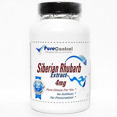 Siberian Rhubarb Extract 4mg // 200 Capsules // Pure // by PureControl Supplements