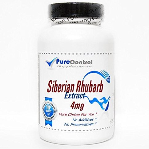 Siberian Rhubarb Extract 4mg // 200 Capsules // Pure // by PureControl Supplements
