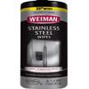 Weiman Stainless Steel Wipes - Removes Fingerprints, Residue, Water Marks and Grease From Appliances - Works Great on Refrigerators, Dishwashers, Ovens, Grills - 28 Count - Packaging May Vary view 1