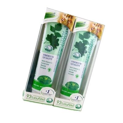 Dentiste Plus White Vitamin C & Xyitol Gum Toothpaste Made in Thailand 2x100 G.