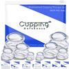 Cupping Warehouse Advanced (Hard) Supreme 8 DEEP PRO 6065 Professional Cupping Therapy Set- Body Myofascial Cupping Set- Harder Silicone Cupping Set-, Cupping Set Massage Therapy Cups view 1