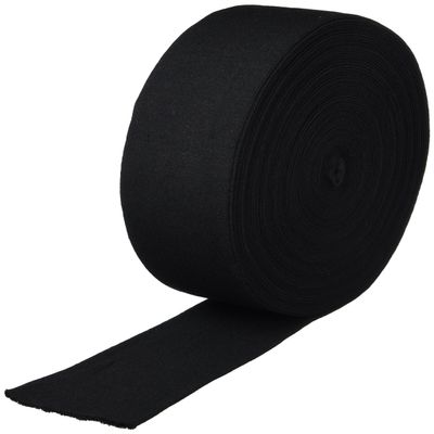 Rolyan Black Stockinette, 3" Wide x 25 Yards, Tubular Sleeve for Arm or Leg, Comfortable Cotton Wrap, Compression Tubing for Medical Use
