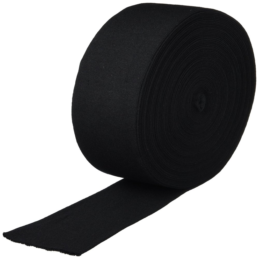 Rolyan Black Stockinette, 3" Wide x 25 Yards, Tubular Sleeve for Arm or Leg, Comfortable Cotton Wrap, Compression Tubing for Medical Use