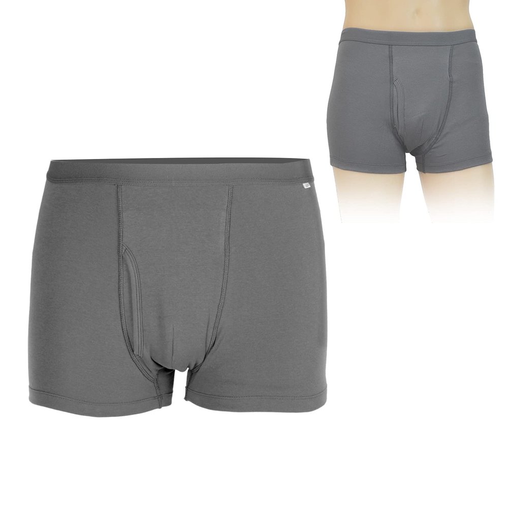 Antilog Incontinence Underwear for Men, 95% Cotton + 5% Polyester Washable Reusable Cotton Breathable Incontinence Underwear (XXL)