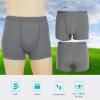 Incontinence Underwear For Men Washable, Incontinence Underwear for Men, 95% Cotton + 5% Polyester Washable Reusable Cotton Breathable Incontinence Underwear (XL) view 4