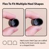 Heel Lovers Protective Heel Caps by FootFitter, 5 Pairs of High Heel Tip Covers for Women, Slip-On Noise Reducing Shoe Savers for Style & Comfort (Nude) view 4