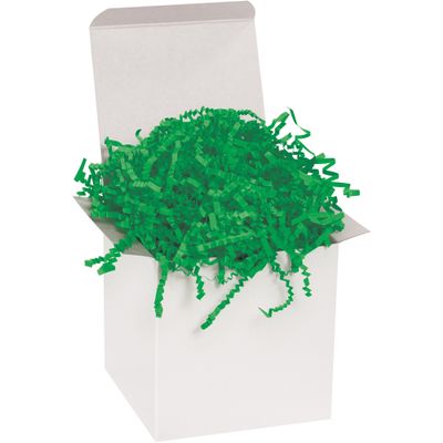 Aviditi Crinkle Cut Paper Shred Filler, Green, (1 Case of 10 Lbs.) for Gift Wrapping, Holidays, Craft DIY's, Basket Filling and Decoration