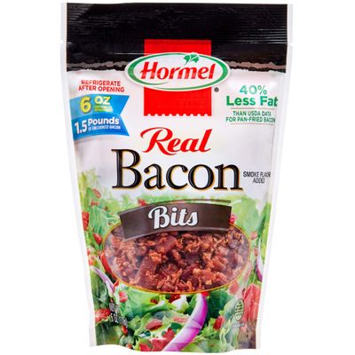 Hormel Real Bacon Bits Pouch, 6 Ounce (Pack of 6)