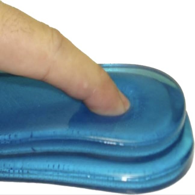Semi Liquid Polymer Gel Shoe Insoles - Foot Insoles (Large (M 10.5-11 - W 11.5-12))