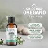 AROMAVITA Wild Oregano Oil Organic - 100% Pure Undiluted Organic Wild Oregano Oil with 86-90% Carvacrol, Immune Support - Plant-Based, Herbal Supplement - Vegan, Non GMO, Gluten Free, 1fl.oz/30ml view 2