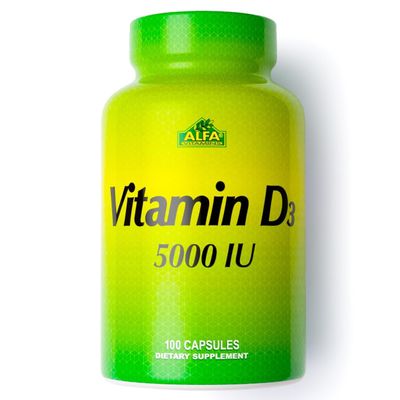ALFA VITAMINS Vitamin D3 1000 IU Supplement, Supports Immune Health, Calcium Absorption, Healthy Bones & Joints, Dietary Supplement for Daily Wellness, Non GMO, Gluten Free, 100 Capsules