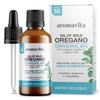 AROMAVITA Water Soluble Wild Oregano Oil Organic Liquid Drops - Oregano Oil for Healthy Gums and Sore Throats, Digestive and Immune Support, Respiratory Health view 1