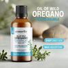 AROMAVITA Water Soluble Wild Oregano Oil Organic Liquid Drops - Oregano Oil for Healthy Gums and Sore Throats, Digestive and Immune Support, Respiratory Health view 2