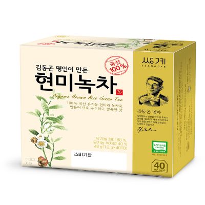 Ssanggye Tea Korean Organic Brown Rice Green Tea 40 tea bags