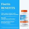 Doctor's Best Fisetin with Novusetin, Non-GMO, Vegan, Gluten & Soy Free, 100 mg, 30 Count view 3