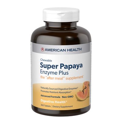 American Health Products Super Papaya Enzyme Plus 360 Tablets