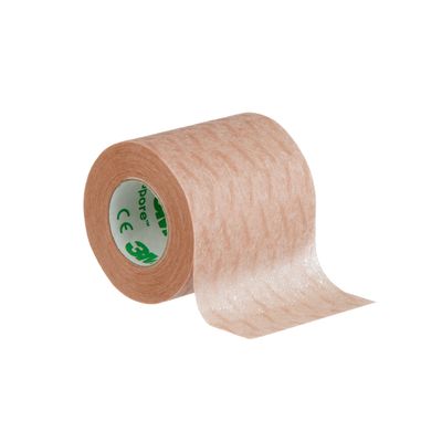 3M Micropore Surgical Tape Tan 1533-2, 2 inch x 10 yard (5cm x 9,1m), 6 rolls/box