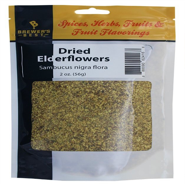Dried Elderflower 2 Ounce Package