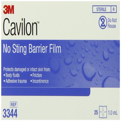 3M Cavilon No Sting Barrier Film 3344, 1ML 30/Carton, 4 Cartons/Case