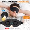 NEWVANGA Sleep Mask for Back and Side Sleeper, Block Out Light, Luxury Sleeping Eye Mask of 3D Night Blindfold, Zero Pressure Breathable Travel Eye Cover Grey view 2